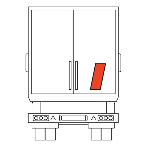 Klebeetikett, 1 Stück - Eigenfrachttransport RA7104