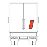Klebeetikett, 1 Stück - Eigenfrachttransport RA7104