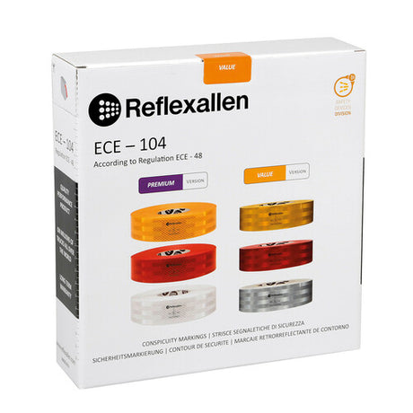 Lampa Value, safety warning tape for hard surfaces 12.5 m Yellow