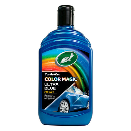 Turtle Wax Color Magic, cera protettiva arricchita con colore - 500 ml - Blu