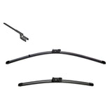 Valeo Silencio Flachwischerblätter, Scheibenwischerblätter - VF834 - 700 + 450 mm - 2 Stück