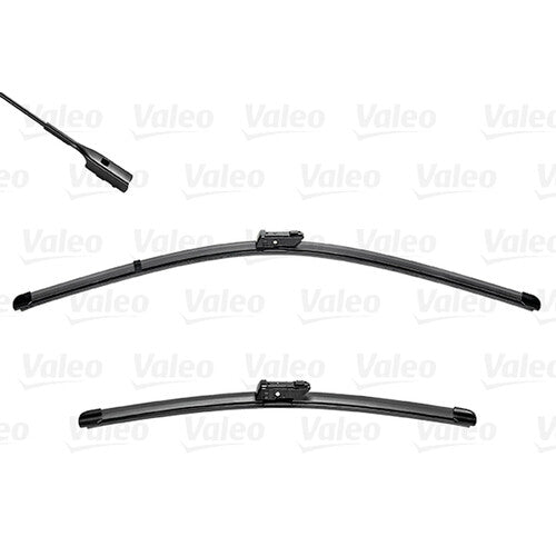 Valeo Silencio Flachwischerblätter, Scheibenwischerblätter VF948 630 + 530 mm, 2 Stück