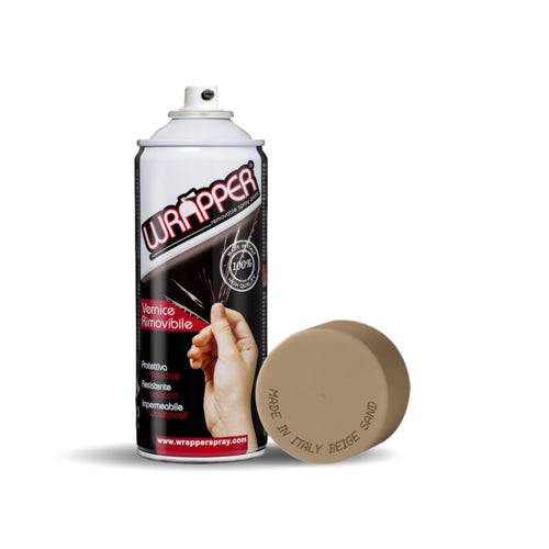 Removable Spray Film Wrapper, 400 ml - Sand Beige
