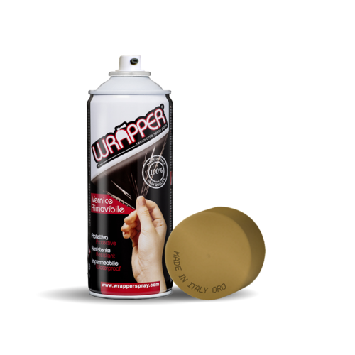 Wrapper pellicola spray rimovibile, 400 ml - Oro