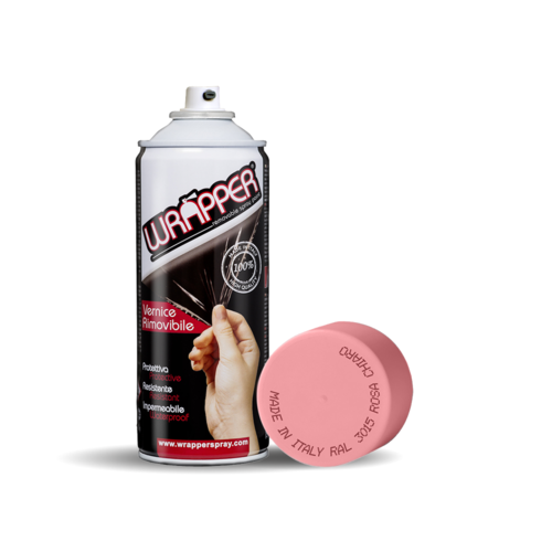 Wrapper pellicola spray rimovibile, 400 ml - Rosa chiaro - Ral 3015