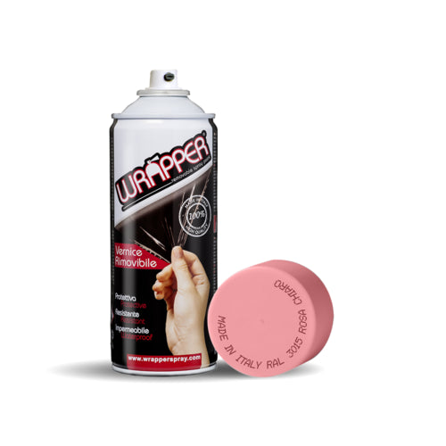 Removable Spray Film Wrapper, 400 ml - Light Pink - RAL 3015