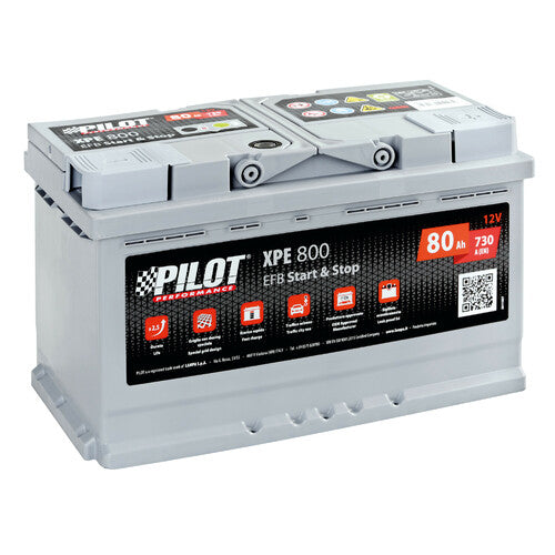 Pilot Batteria 12V - Pilot Start-Stop EFB - 80 Ah - 730 A - L4