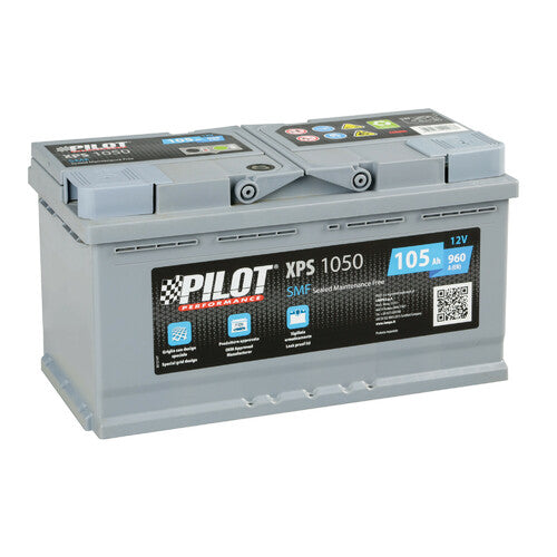 Pilot Batteria 12V - Pilot SMF - 105 Ah - 960 A - L5