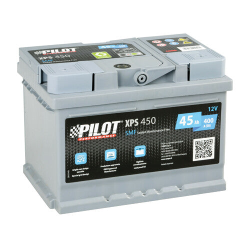 Pilot Batteria 12V - Pilot SMF - 45 Ah - 400 A - LB2