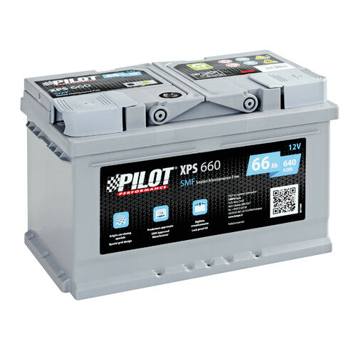 Pilot Batteria 12V - Pilot SMF - 66 Ah - 640 A - LB3