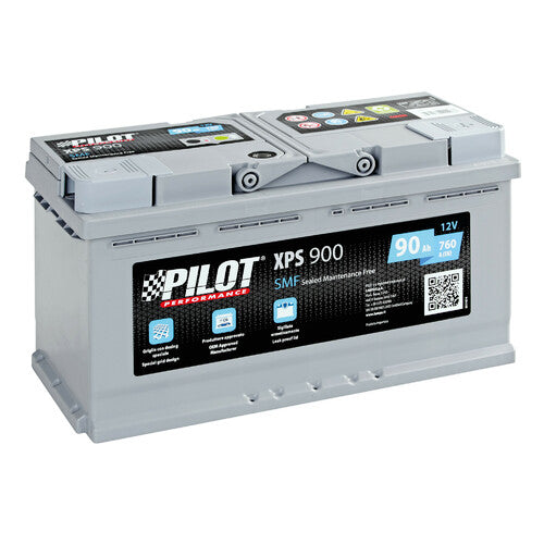 Pilot Batteria 12V - Pilot SMF - 90 Ah - 760 A - L5