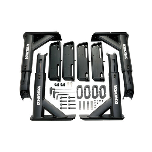 Yakima OverHaul HD, set 4 piedi con montanti ad altezza regolabile per pick-up