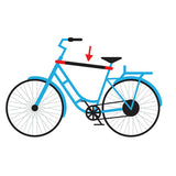 Adaptador de tubo superior Yakima para bicicletas de mujer