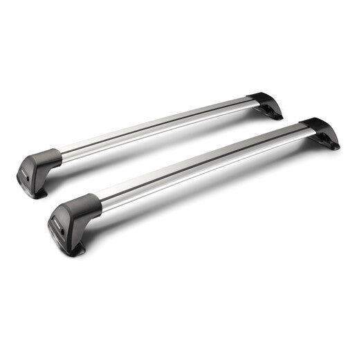 Yakima Flush 95cm Aluminium-Dachträger für Audi A1 Sportback 02/12>01/15 Standarddach