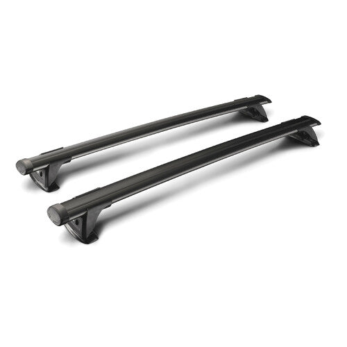 Yakima Thru Black Barre todos. 134cm Audi A3 Sportback 11/12>07/16 profundidad interior