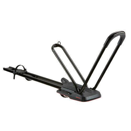 Portabicicletas de techo extendido Yakima HighRoad con fijación para rueda delantera - Negro - Distancia máxima entre ejes: 1325 mm