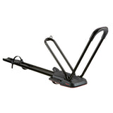 Portabicicletas de techo extendido Yakima HighRoad con fijación para rueda delantera - Negro - Distancia máxima entre ejes: 1325 mm