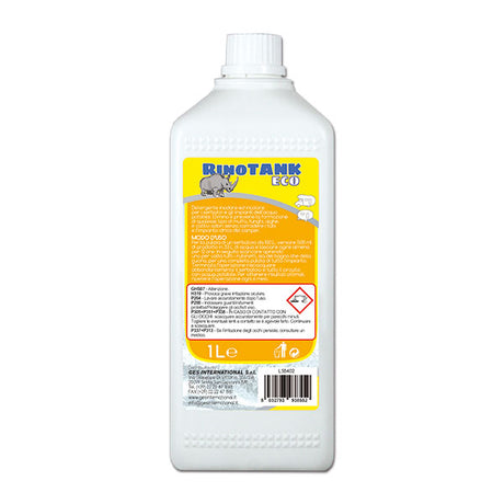 RinoTANK ECO Clear water cleaner for camper and boat tanks 8032793938552