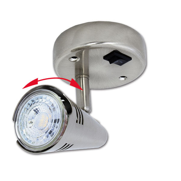 LED spotlight with rigid arm LUC118