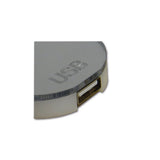 Tecnoled Elegance Black LED flex spotlight with USB