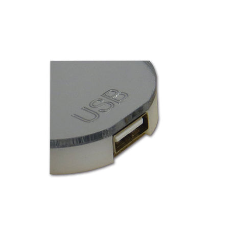 Tecnoled Elegance Black LED flex spotlight with USB