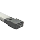 Tecnoled Plafoniera Black slim con interruttore