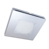 Plafoniera argento con interruttore - 10 W LUC701
