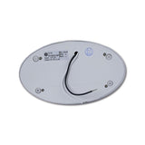 Silver oval neon lamp - 9W LUC705