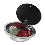 Lavello circolare a scomparsa con rubinetto LVL450