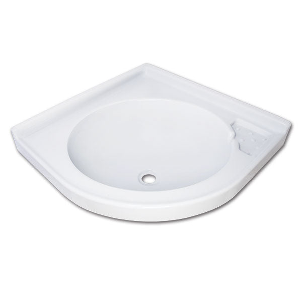 Fregadero de esquina termoformado para autocaravanas y furgonetas LVL501