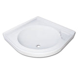 Fregadero de esquina termoformado para autocaravanas y furgonetas LVL501