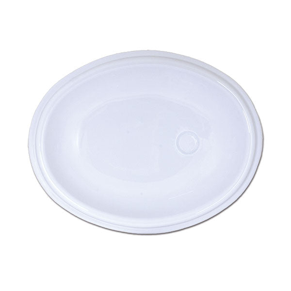 Thermoformed oval sink for vans and campers with LVL505 accessories