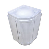 Fregadero de esquina completo con mueble para furgonetas y autocaravanas LVL506