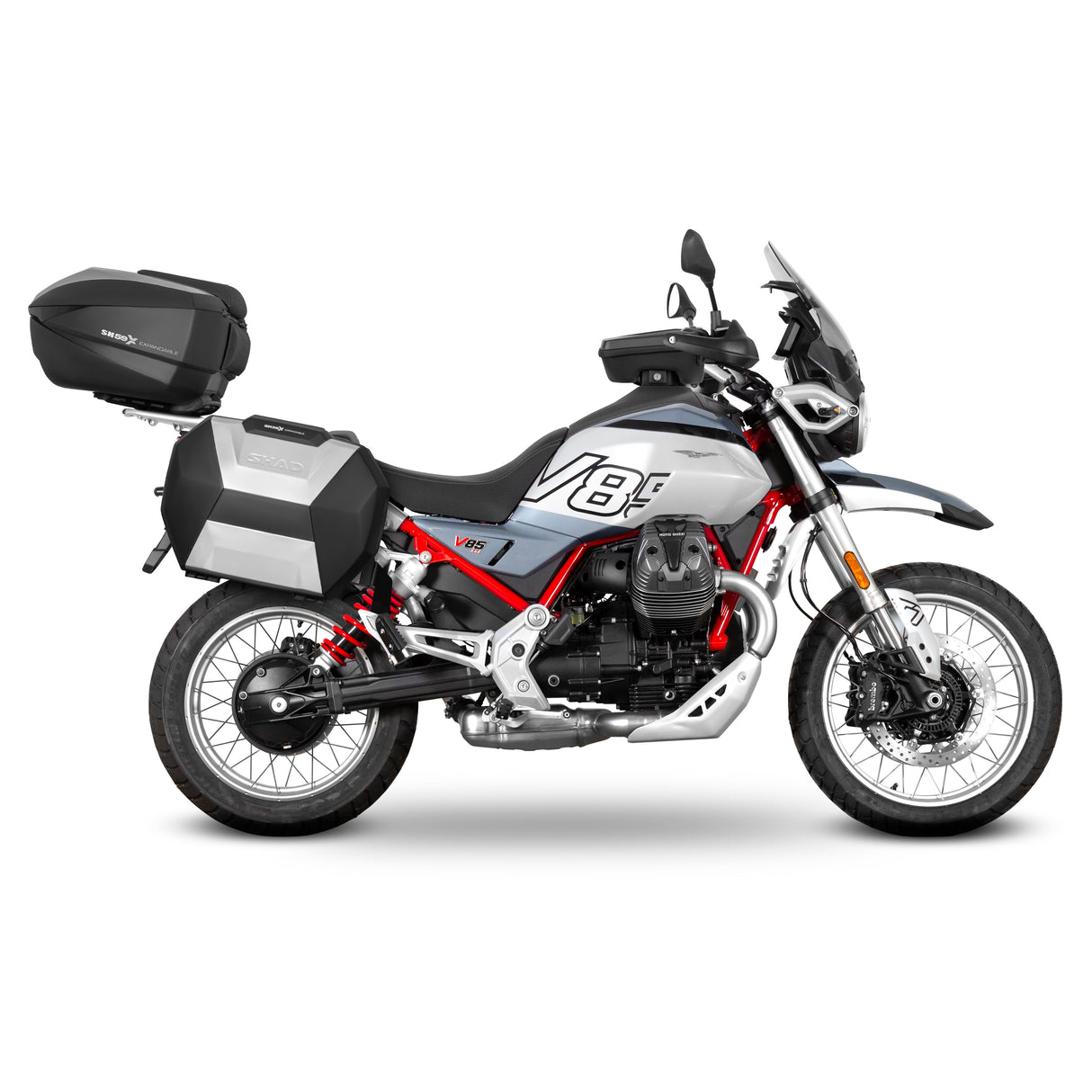 Shad Shad Portavaligie Laterale 3P System MOTO GUZZI V85 TT / V85 TT TRAVEL 2024 M0VT84IF