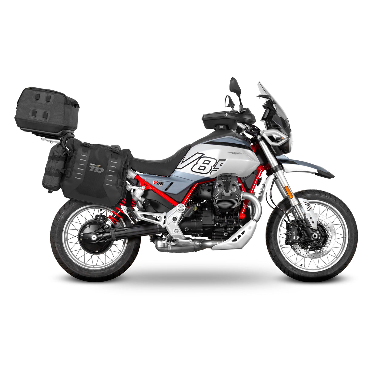 Shad 3P System Seitenkofferhalter MOTO GUZZI V85 TT / V85 TT TRAVEL 2024 M0VT84IF