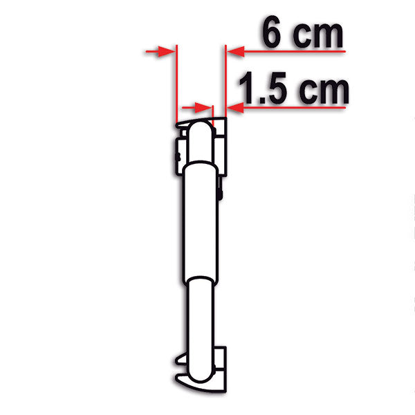 Fiamma Maniglia di sicurezza Security 31 in alluminio bianco 03513-01-