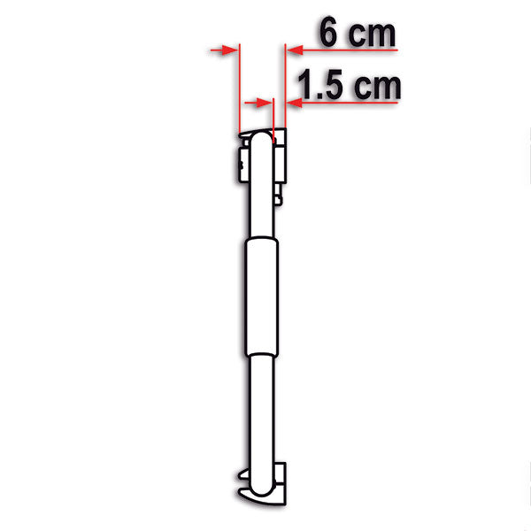 Fiamma Maniglia di Sicurezza Security 46  Alluminio Bianco 03513A01-