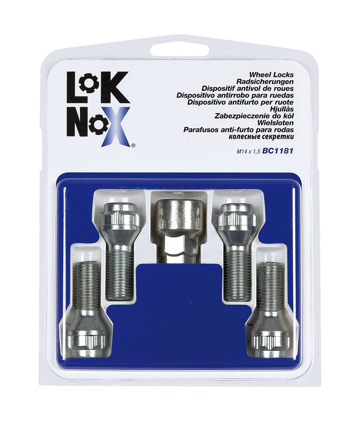 McGard Bulloni ruota auto conici kit 4 pz - Lok Nox - A290