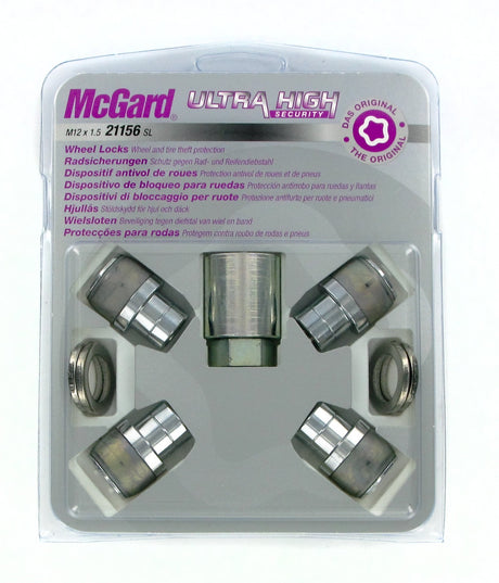 McGard Dadi ruota auto piatti kit 4 pz - Ultra High Security - J030
