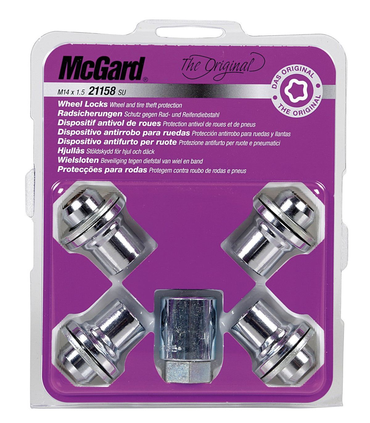 McGard Dadi ruota auto piatti kit 4 pz - Original - L020