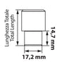 McGard Dadi ruota auto piatti kit 5 pz - Original - J030