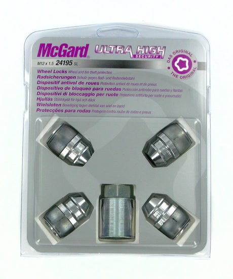 McGard Dadi ruota auto conici kit 4 pz - Ultra High Security - F200