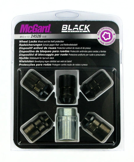 McGard Dadi ruota auto conici kit 5 pz - Black Edition - F170