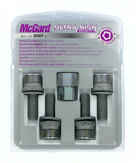 McGard Bulloni ruota auto piatti con rondella kit 4 pz Ultra High Security D020