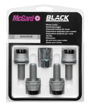 McGard Bulloni piatti con rondella, kit 4 pz - Black Edition - D040