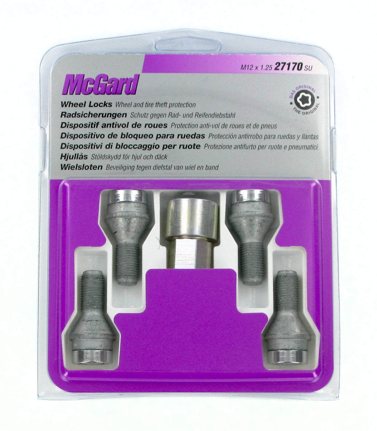 McGard Bulloni ruota auto conici kit 4 pz - Original - A050