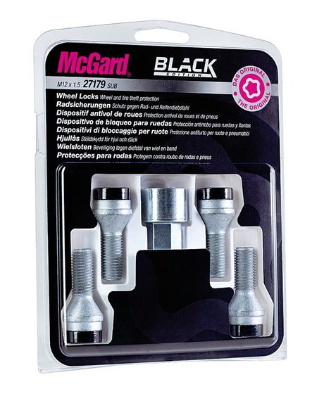 McGard Bulloni ruota auto conici kit 4 pz - Black Edition - A120
