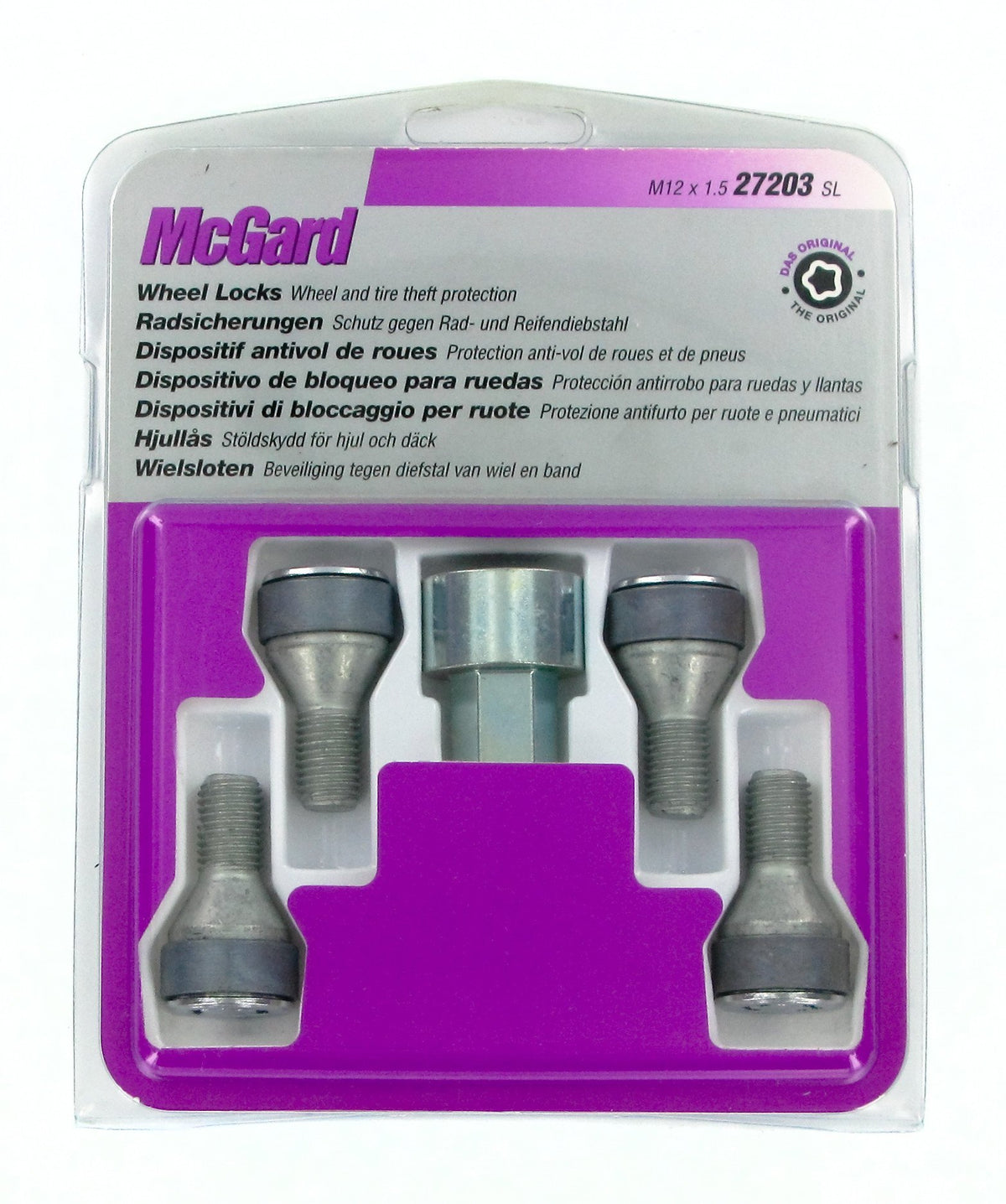 McGard Bulloni ruota auto conici kit 4 pz - Ultra High Security - A090