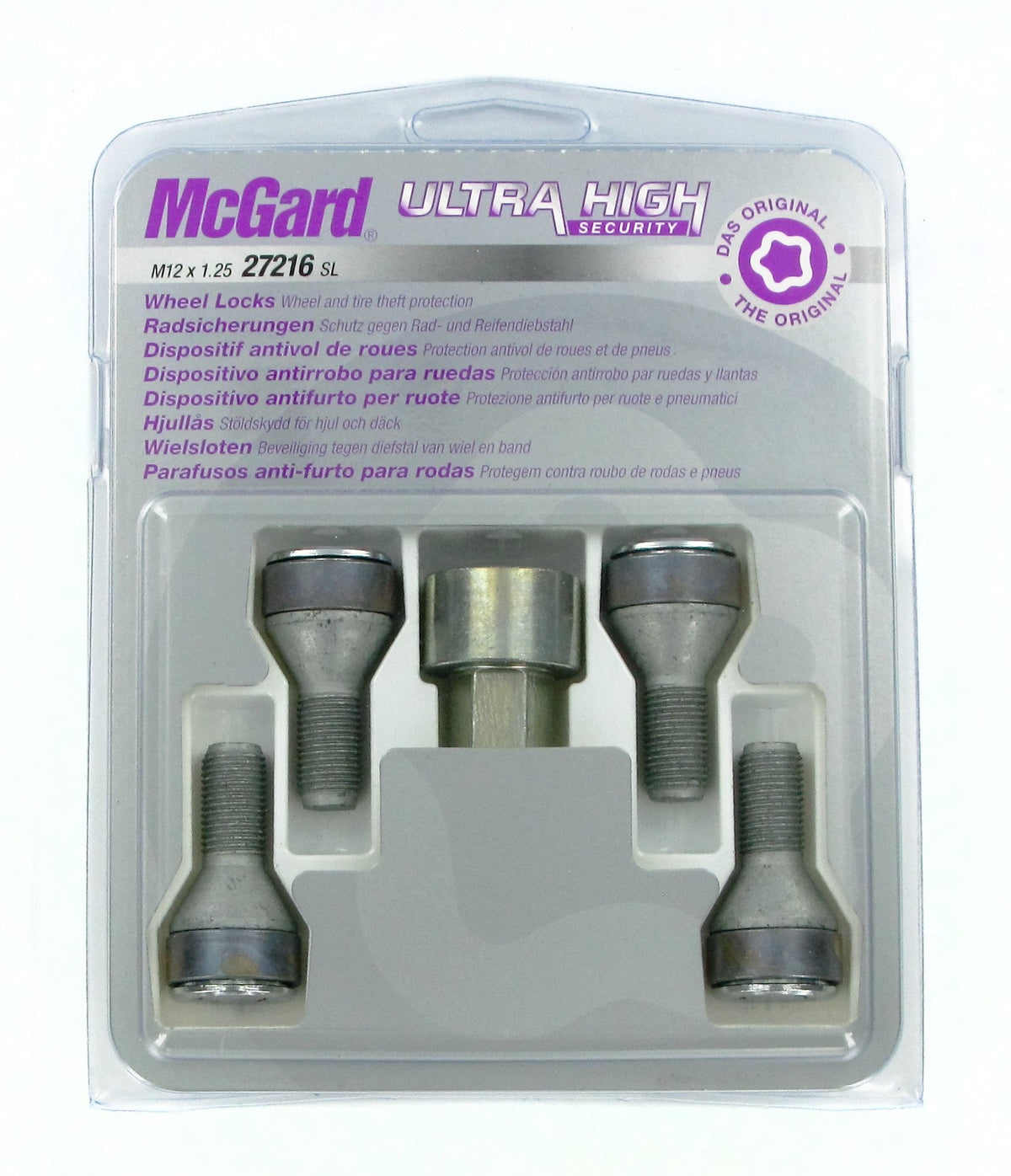 McGard Bulloni ruota auto conici kit 4 pz - Ultra High Security - A010