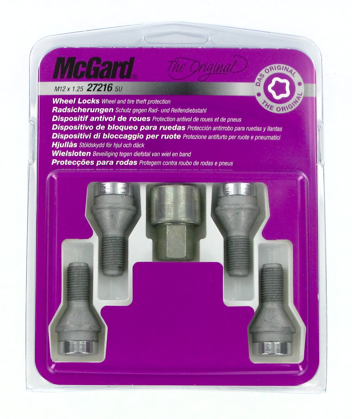 McGard Bulloni ruota auto conici kit 4 pz - Original - A010